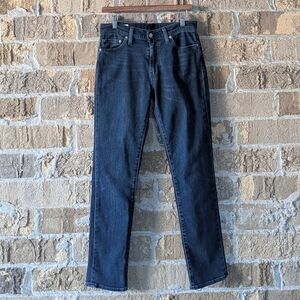 Levi's Premium 511 Slim Fit Jeans Size 30x30 Dark Blue Black